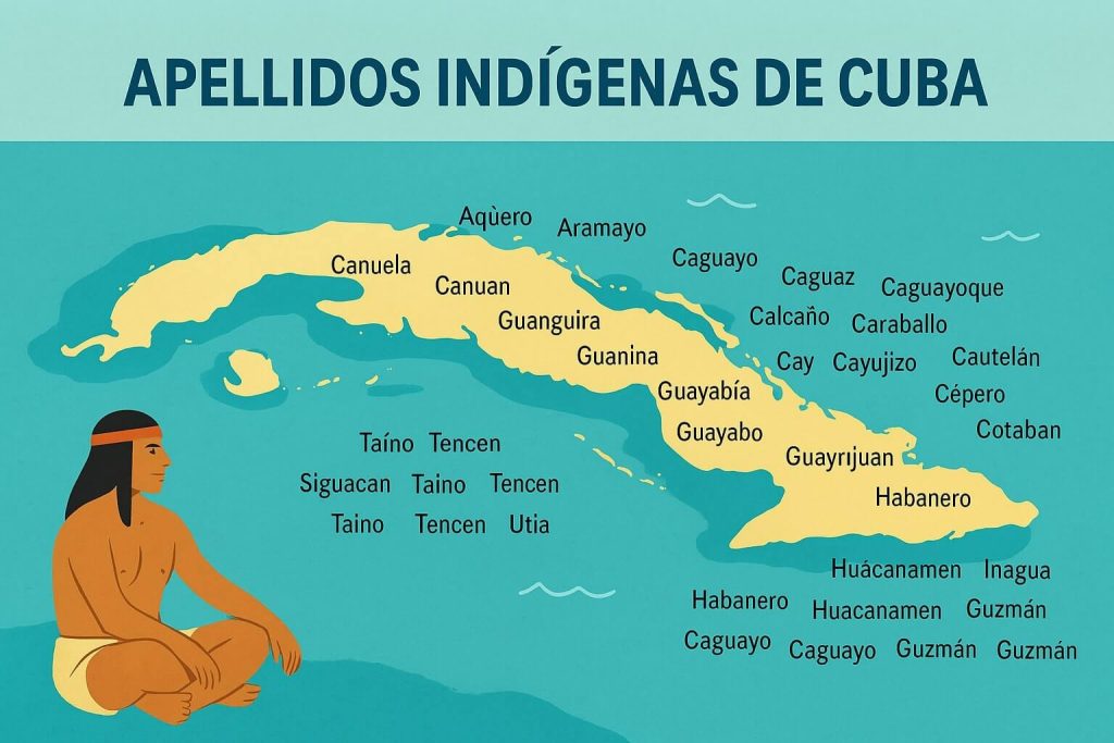 Apellidos indígenas de Cuba tainos