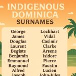 Apellidos indígenas de Dominica | Cultura kalinago, raíces y significados