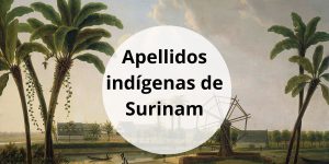 Apellidos indígenas de Surinam