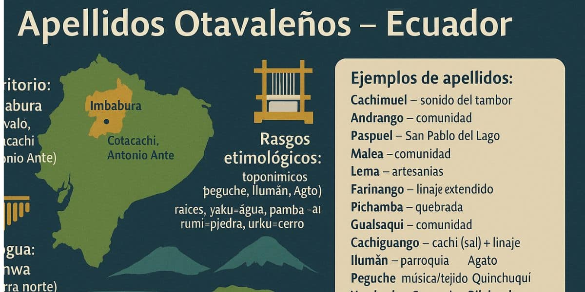 Apellidos otavaleños – Ecuador