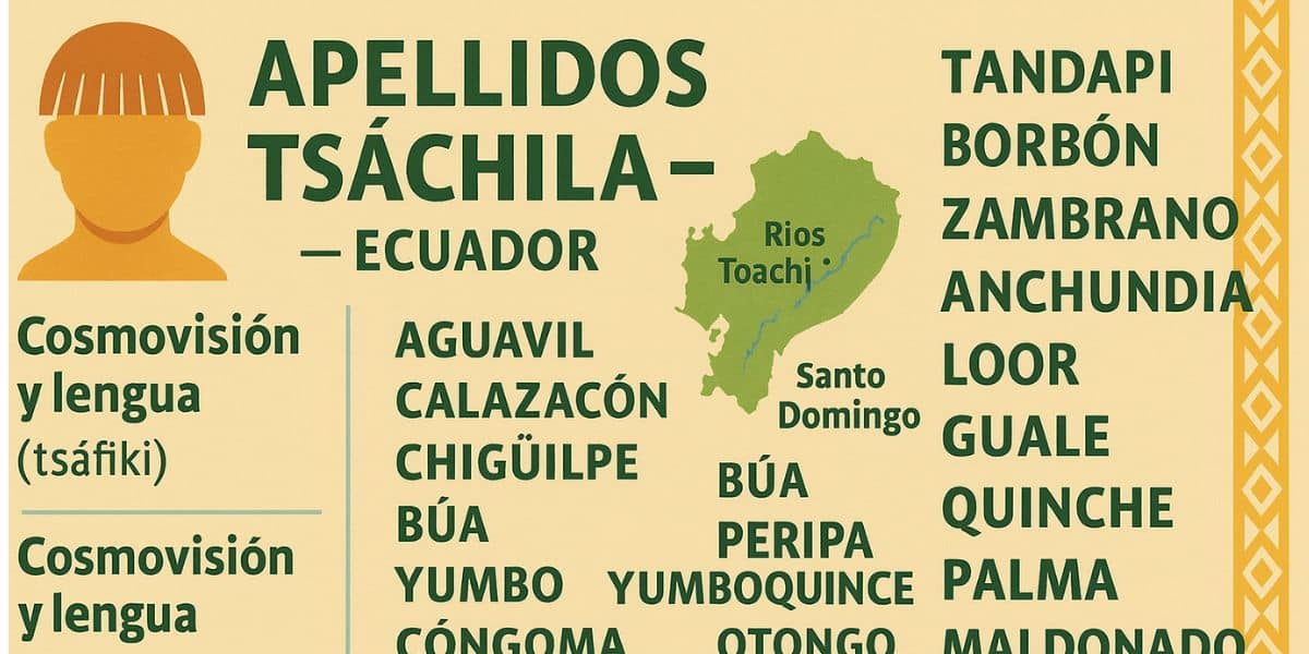 Apellidos tsáchila – Ecuador