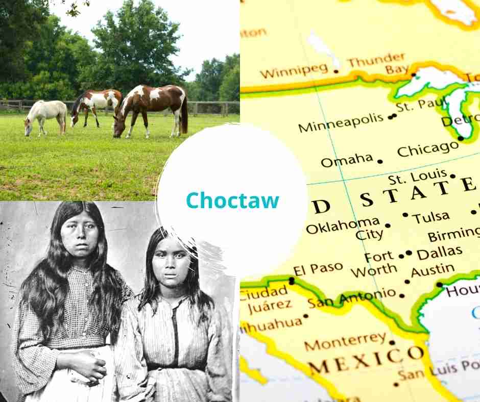 Choctaw | Vestimenta, lengua, ubicación y gastronomía
