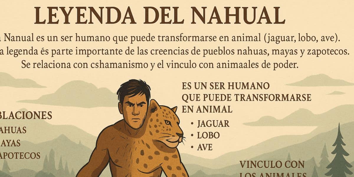 La Leyenda del Nahual: El Guardián Animal del Alma - Pueblos Indigenas