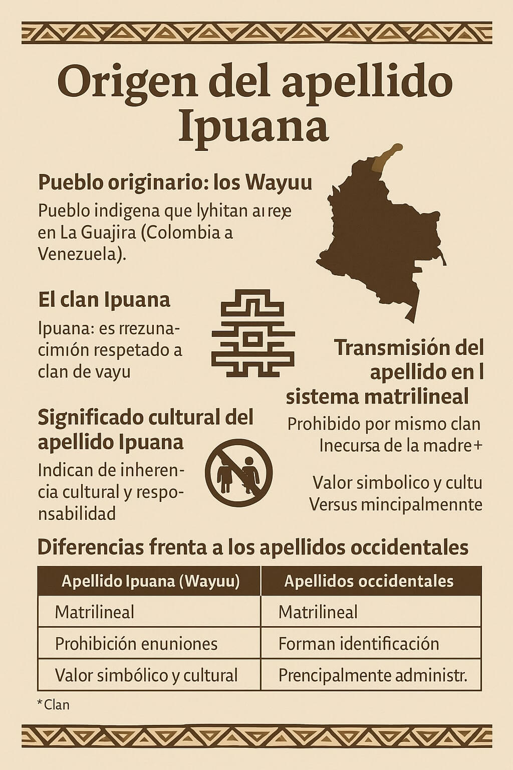 Origen del apellido Ipuana