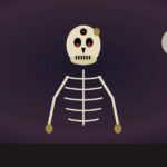 Ah Puch: el dios maya de la muerte y el inframundo Ilustración de Ah Puch como esqueleto con cascabeles y búho mensajero en cementerio nocturno