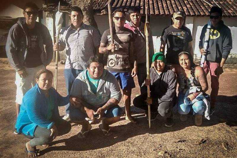 Bakairí: delegación en la Terra Indígena Bakairi de Paranatinga, Mato Grosso, Brasil
