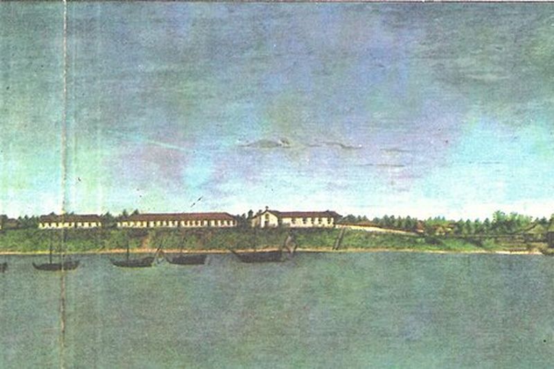 Vila de Barcelos en el río Negro, AM — territorio histórico del pueblo Baré