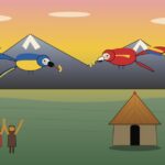 Las Guacamayas Cañari, aves fundadoras del pueblo cañari del austro Guacamayas Cañari — Las Dos Aves Fundadoras del Pueblo Cañari