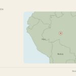 Banawá: lengua de Brasil, clasificación, sonidos y vocabulario Lengua Banawá: mapa con un punto de referencia de Glottolog — Amazonas · Brasil.