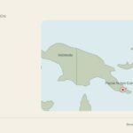 Lengua daga: ubicación, sonidos y vocabulario Lengua Daga: mapa con un punto de referencia de Glottolog — Papúa Nueva Guinea.