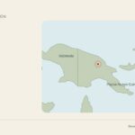 Kalam: lengua de Papúa Nueva Guinea y vocabulario Lengua Kalam: mapa con un punto de referencia de Glottolog — Papúa Nueva Guinea.