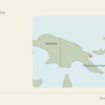 Yabem o jabêm: lengua, historia, gramática y vocabulario Lengua Yabem: mapa con un punto de referencia de Glottolog — Papúa Nueva Guinea.