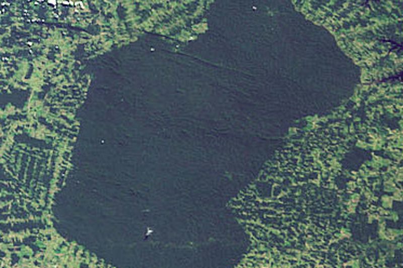 Terra Indígena Parakanã en 2008, vista satelital, Pará, Brasil