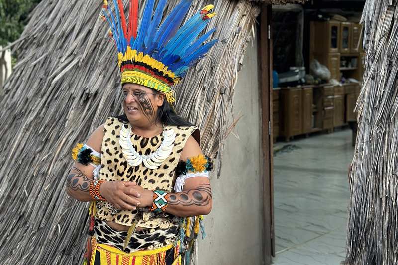 Aldea pareci-haliti: pueblo Haliti en Chapada dos Parecis — Mato Grosso, Brasil