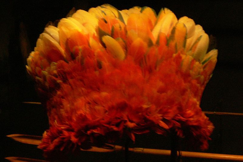 Parintintin: tocado de plumas histórico del río Tapajós — Amazonas, Brasil