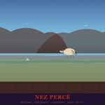 Nez Perce | Ubicacion, Lengua, Vestimenta, Cultura y Alimentacion Nez Perce: caballo appaloosa junto al rio Clearwater con Montanas Rocosas — Idaho, EE.UU.