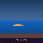 Ojibwe (Chippewa) | Ubicacion, Lengua, Vestimenta, Cultura y Alimentacion Ojibwe: canoa de corteza de abedul en lago con dreamcatcher y bosque boreal — Grandes Lagos, EE.UU.