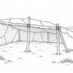 Dibujos de tehuelches para colorear: 4 láminas y actividades Reconstrucción didáctica de un toldo tehuelche bajo, con cubierta de pieles y postes de madera