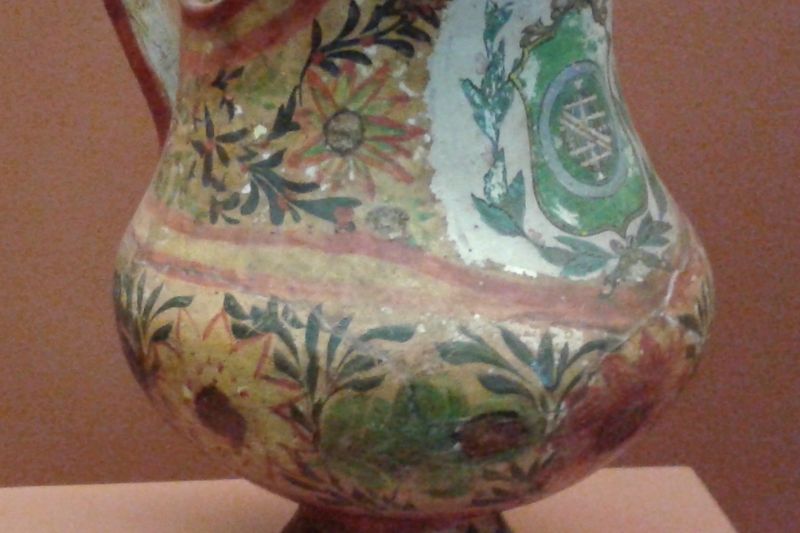 Artesanía terena: cerámica con grafismos geométricos del pueblo Terena — Museu Nacional