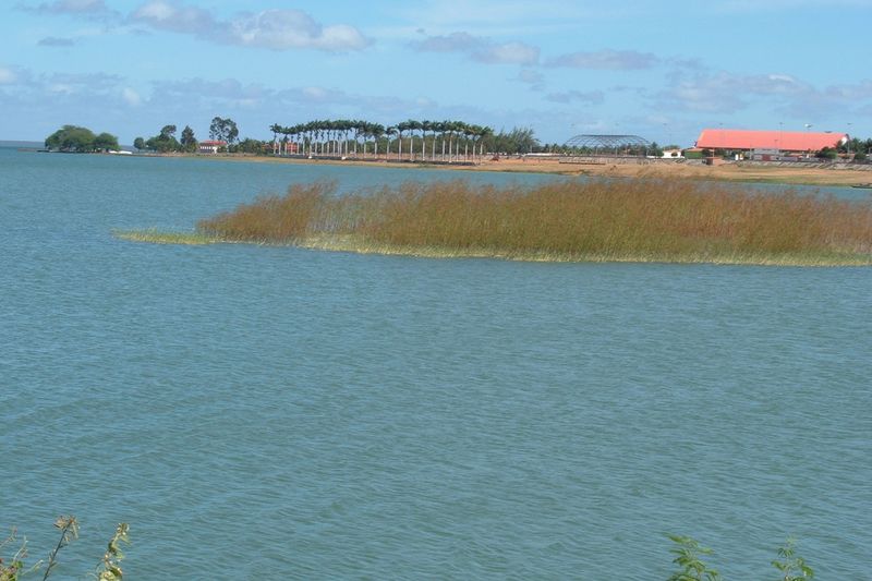 Paisaje tuxá: lago Itaparica en Nova Petrolândia — margens do Velho Chico