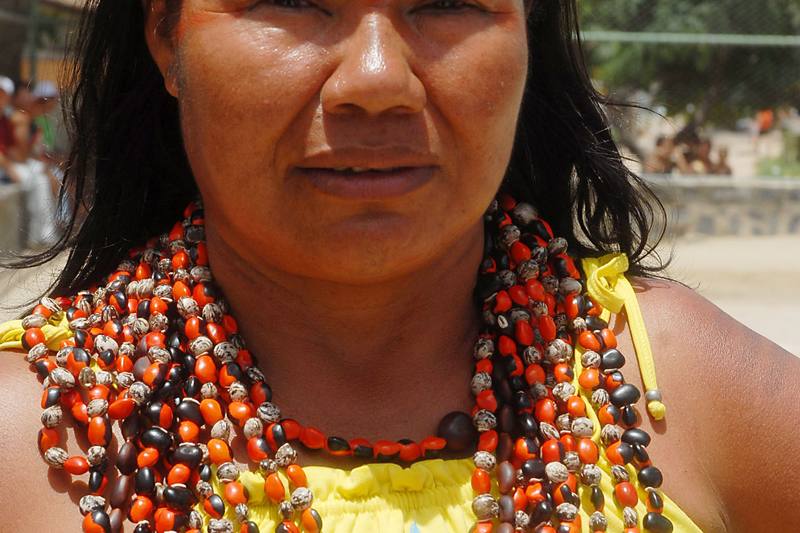 Liderazgo umutina: cacique del pueblo Umutina — Mato Grosso, Brasil