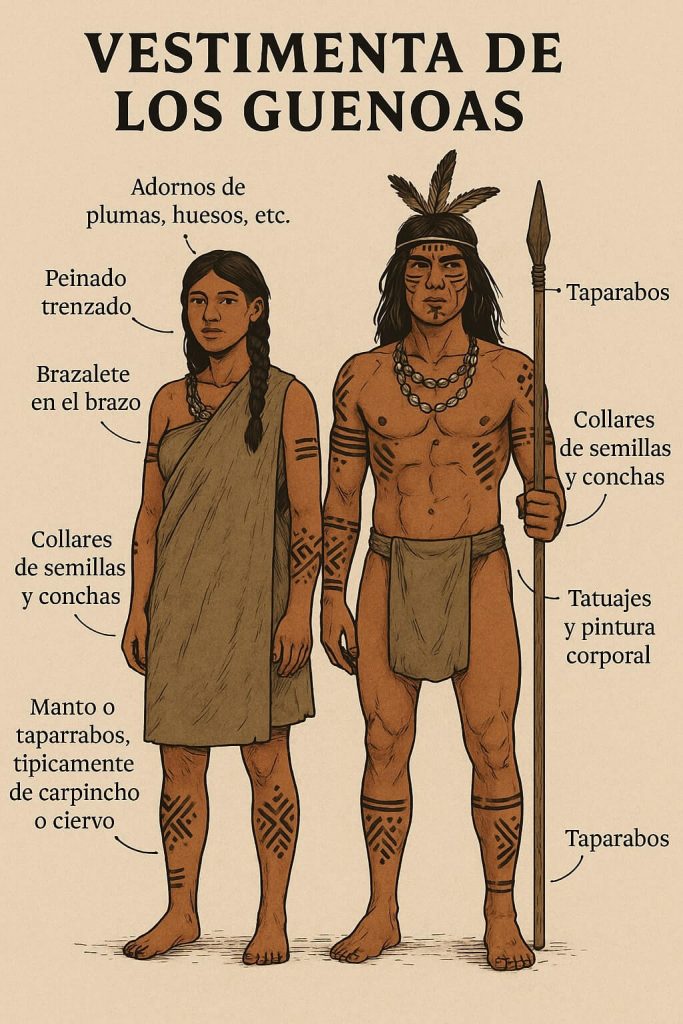 vestimenta tradicional de los Guenoas