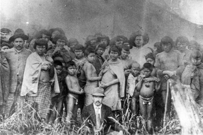 Xokleng: Eduardo Hoerhann y comunidad Xokleng del SPI — Santa Catarina, Brasil